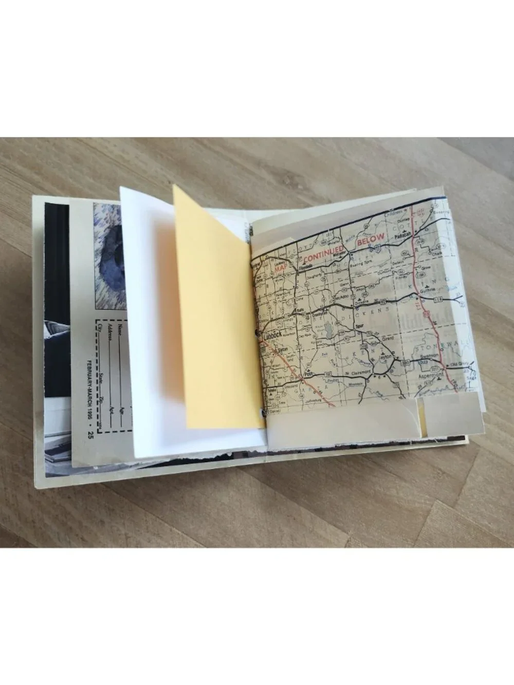 Junk Journal Handmade 80 pages Pocket Sized
